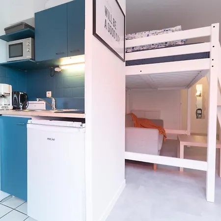 Le Studieux 2-t1-25m2-metro 7 Apartment *